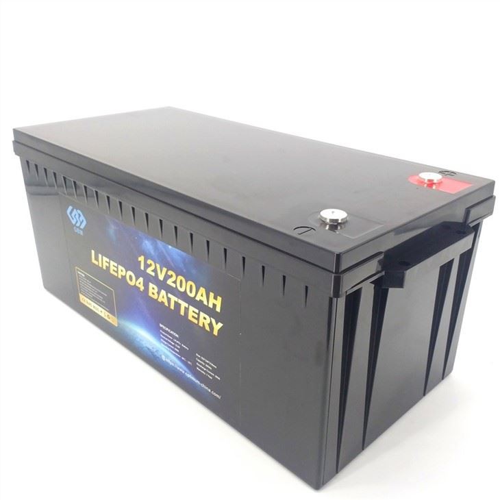 High Capacity 2.5kwh Lithium Phosphate Battery 12v 200ah 210ah Lifepo4 Solar Battery 12v 200ah Rechargeable Batteries